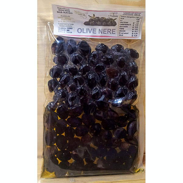 OLIVE NERE BUSTA 200 GR