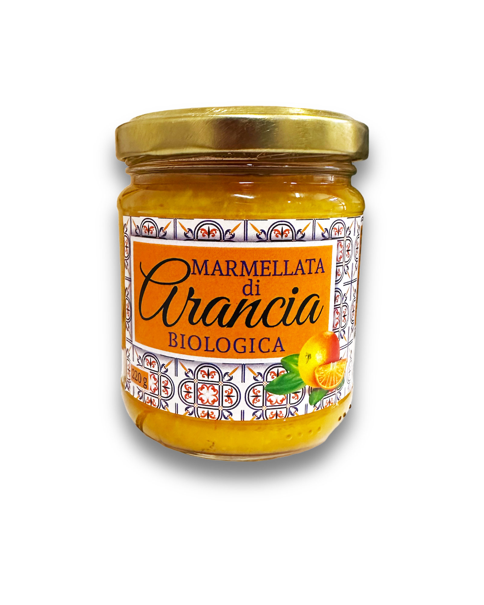 MARMELLATA DI ARANCE SICILIANA BIOLOGICA 220G