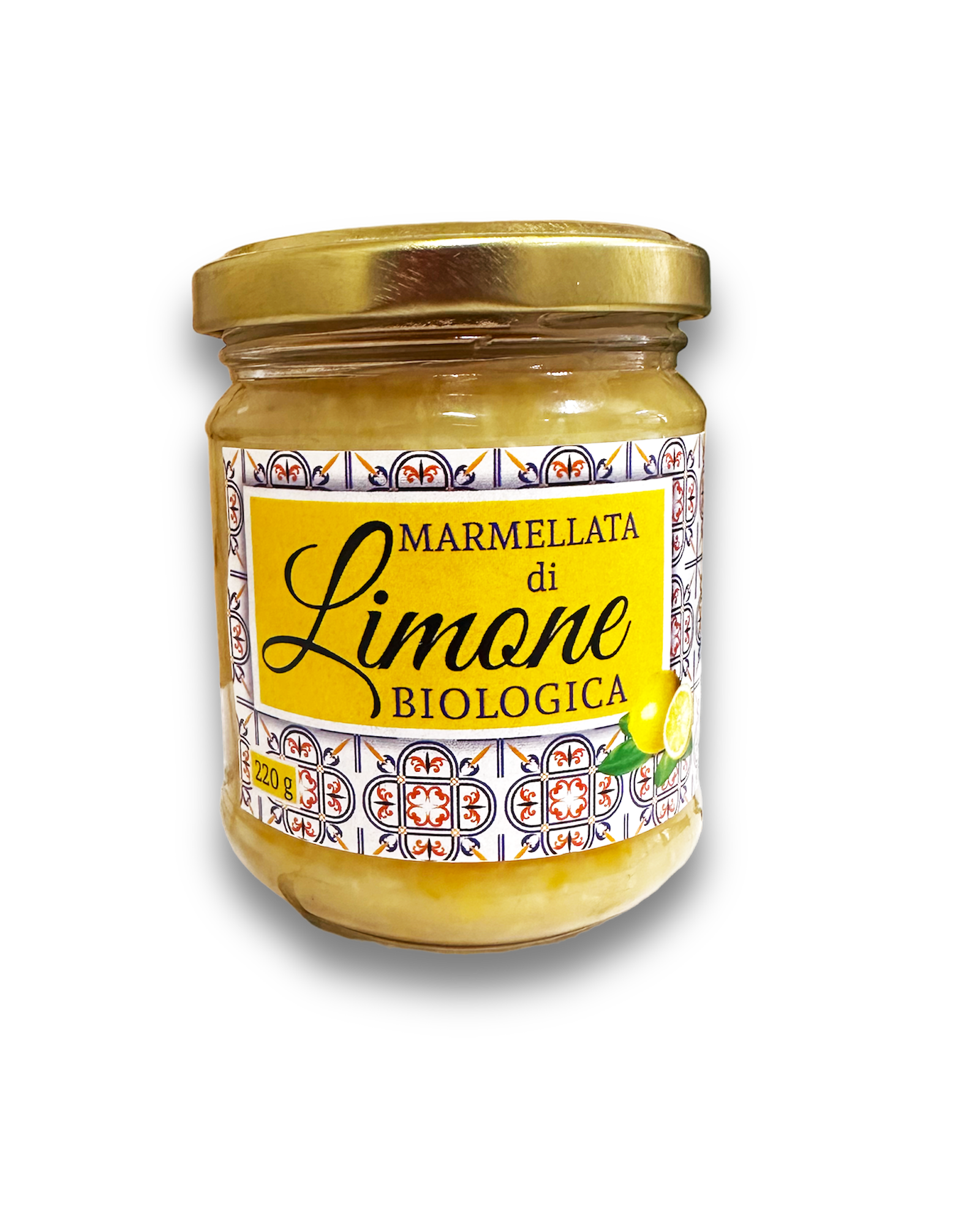 MARMELLATA DI LIMONI SICILIANA BIOLOGICA 220GR