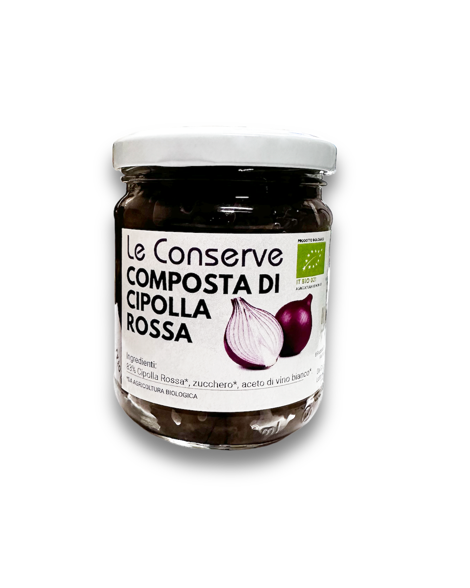 COMPOSTA DI CIPOLLA ROSSA BIOLOGICA DI SICILIA DA 220GR