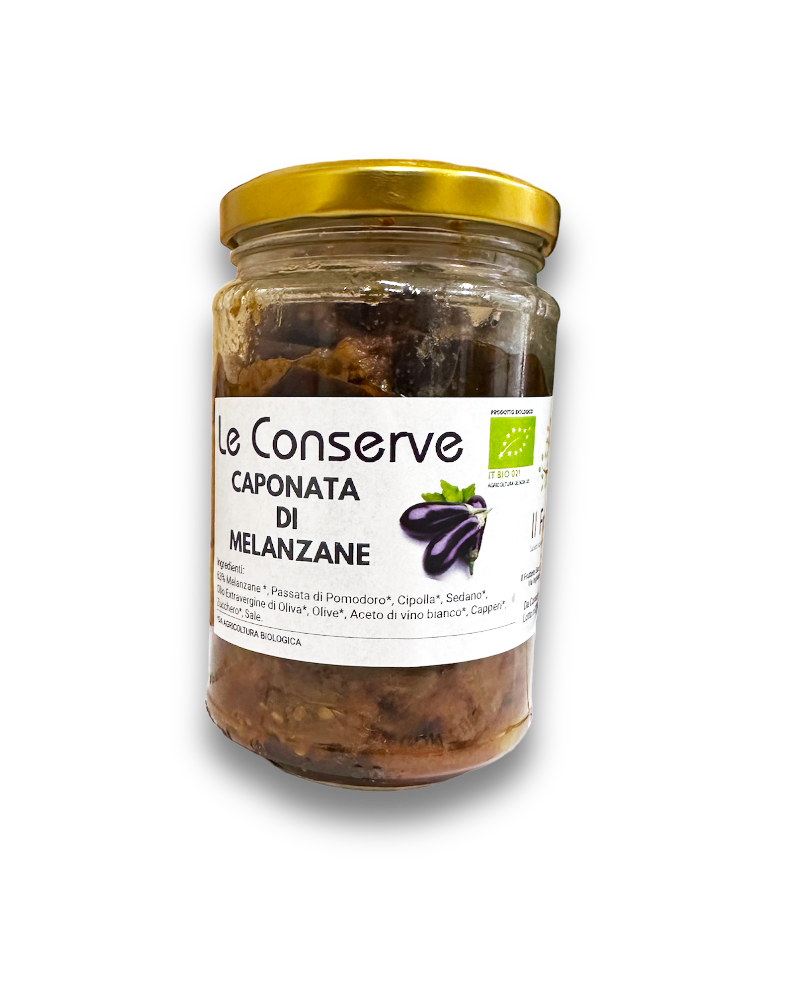 CAPONATA DI MELANZANE BIOLOGICA DI SICILIA DA 260GR